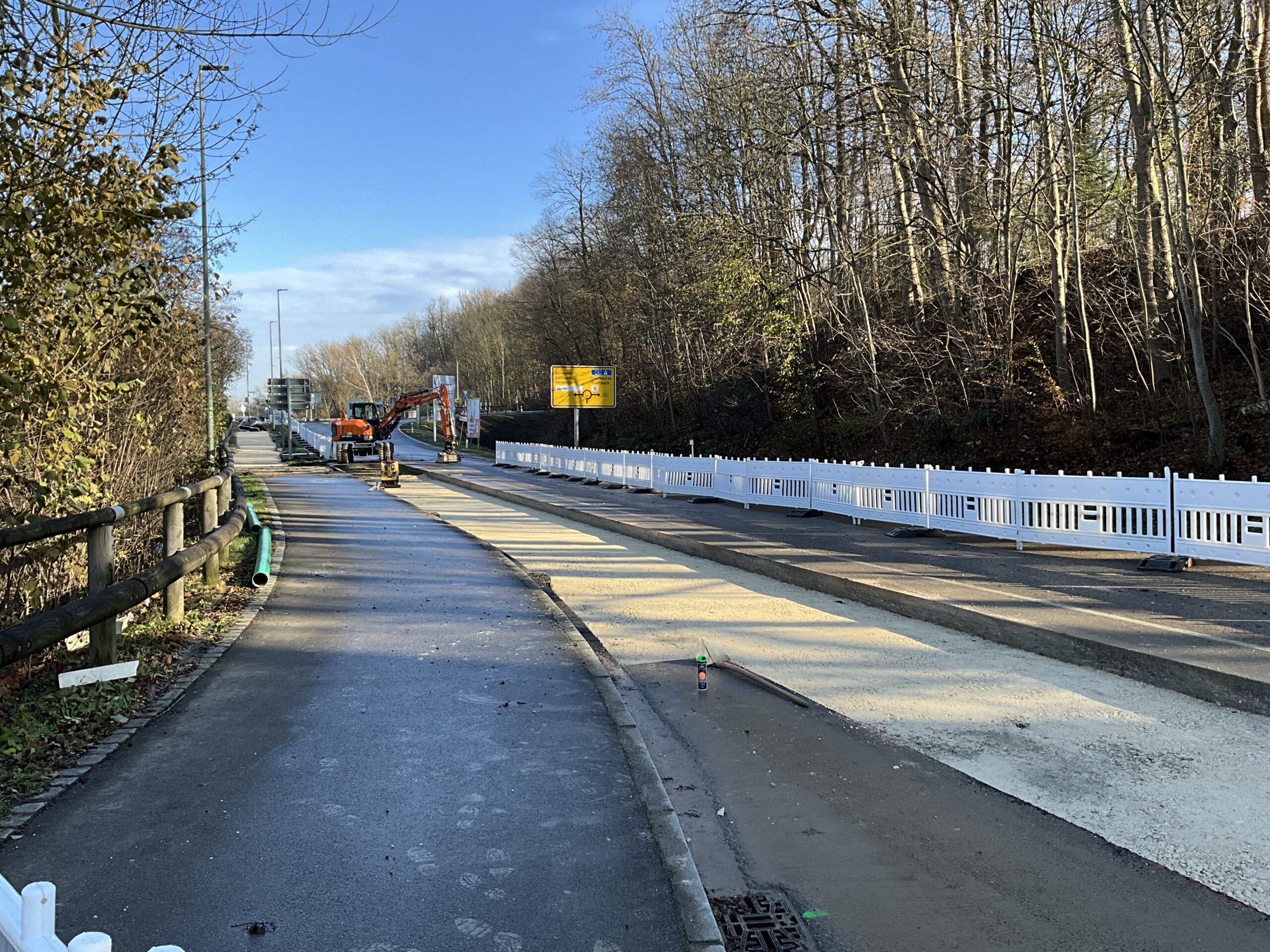 Gute Nachrichten – Bereich zwischen B16-Kreisverkehr und Siemensstraße/Einmündung Dillinger Straße bald wieder befahrbar